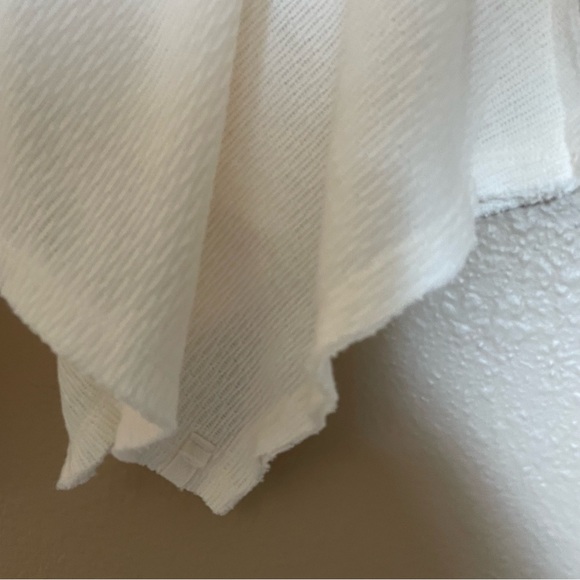 NWOT - FREE PEOPLE - WE THE FREE - Cactus Milk White - Asymmetric Tank Top - Picture 5 of 15